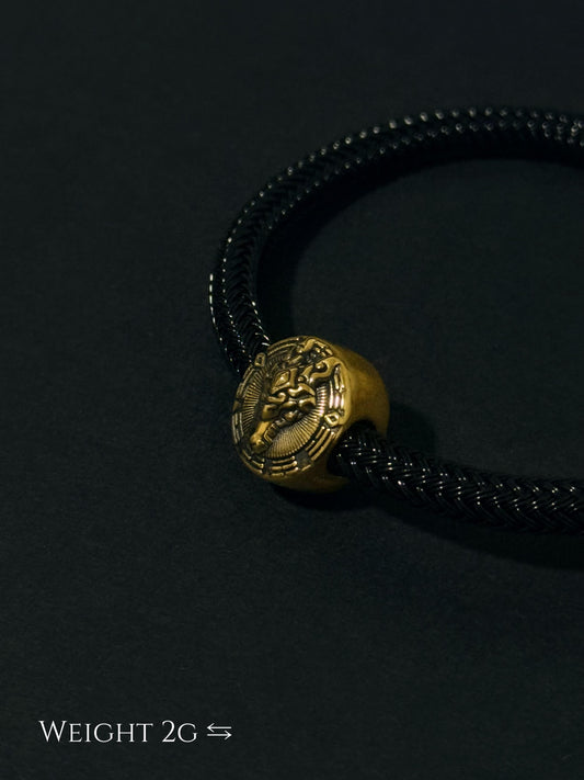 Fortune Horse Black Gold Charm
