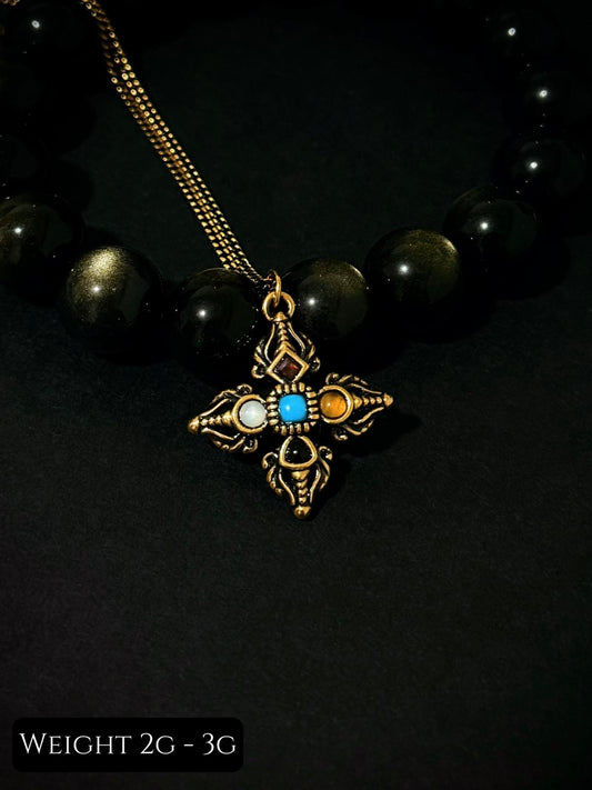 Heritage Black Gold Pendant