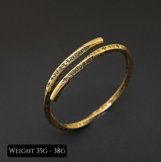 Insignia Black Gold Cuff