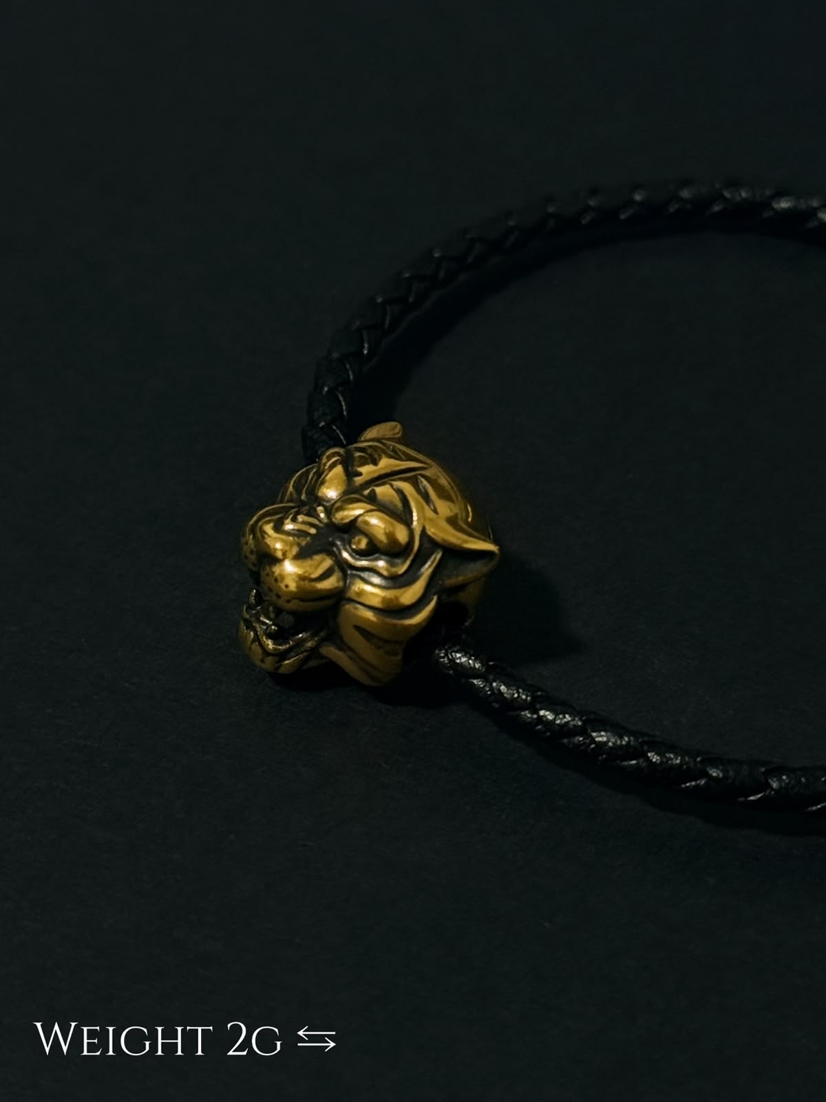 The Alpha Tiger Head Charm 权威虎头