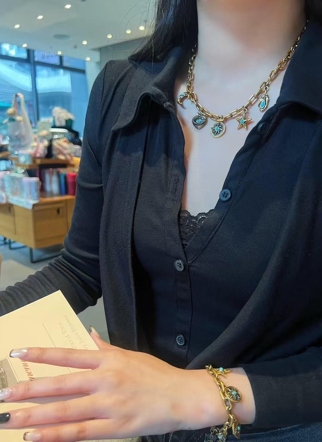 Bohemian Turquoise Black Gold Bracelet